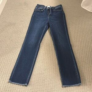 Vervet blue straight leg jeans